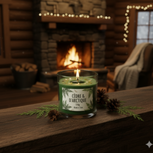 Chandelle Cèdre & Fougère d’Arctique